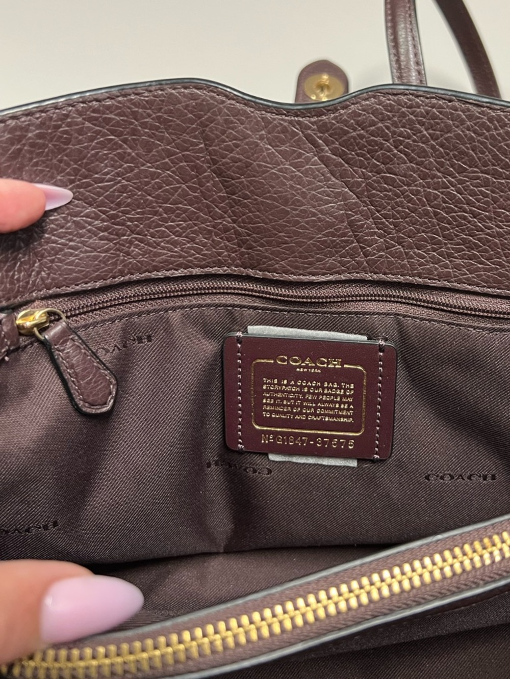 Coach Mercer 30 Satchel Bag - Picture 11 of 16